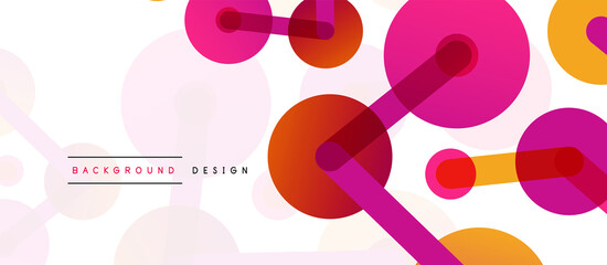 Network concept abstract background. Dots connection. Big data idea. Business template for wallpaper, banner, background or landing