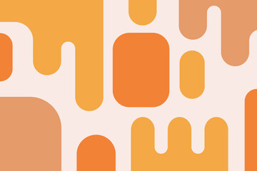 Abstract geometric art background with shapes and text field, trendy colors of modern art in abstract modern style for posters, postcards, banners. Vector illustration