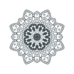 elegant line art mandala vector for design