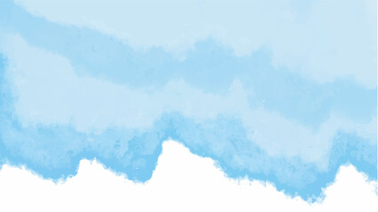 Obraz premium Blue watercolor background for your design, watercolor background concept, vector.