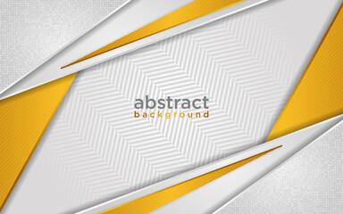 Abstract modern futuristic white background with line gold gradient