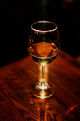 Glass of white wine