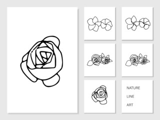 Nature line art Hand drawn. Illustration about Nature line art.