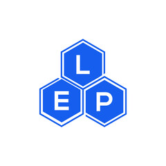 LEP letter logo design on White background. LEP creative initials letter logo concept. LEP letter design. 