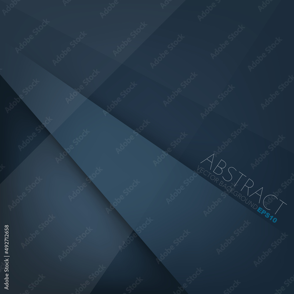 Fototapete graphic geometric triangle overlap vector layer background for text and message design