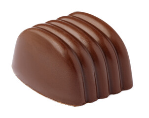 chocolate candie isolated on white