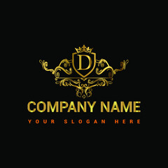 Luxury latter logo for company 