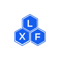 LXF letter logo design on White background. LXF creative initials letter logo concept. LXF letter design. 