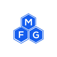 MFG letter logo design on white background. MFG  creative initials letter logo concept. MFG letter design.
