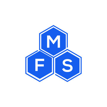 MFS letter logo design on white background. MFS creative initials letter logo concept. MFS letter design. 

