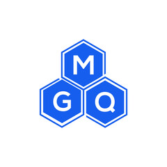 MGQ letter logo design on white background. MGQ creative initials letter logo concept. MGQ letter  design.
