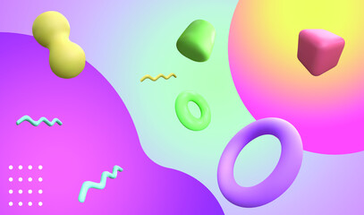 3d abstract background