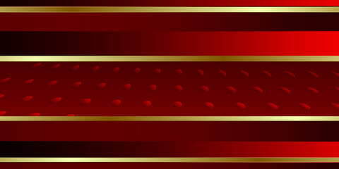 Modern red and gold background vector