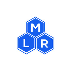 MLR letter logo design on White background. MLR creative initials letter logo concept. MLR letter design. 