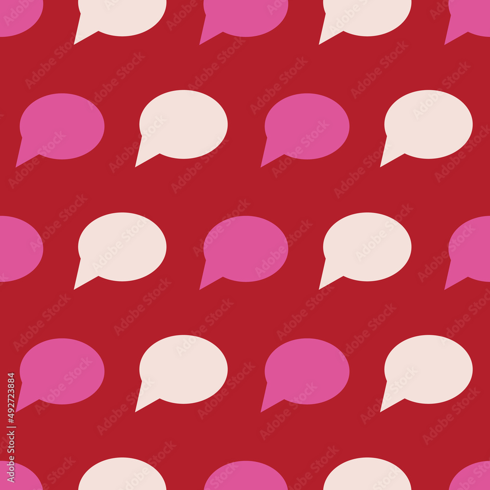 Poster abstract speech bubbles. vector colorful cloud frame, thinking balloons, shouting box and speech exp