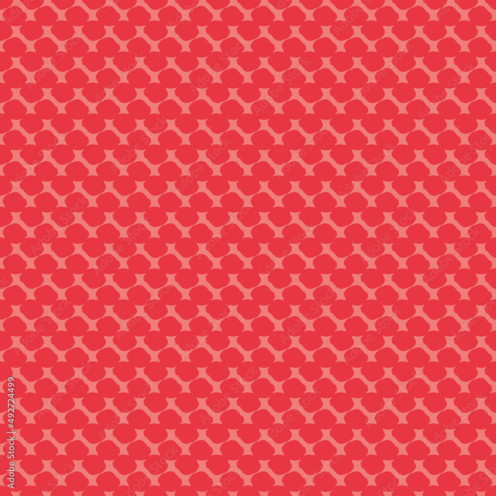Aufkleber seamless geometric pattern on a red background. you can use it for wrapping paper, for fabric, for b
