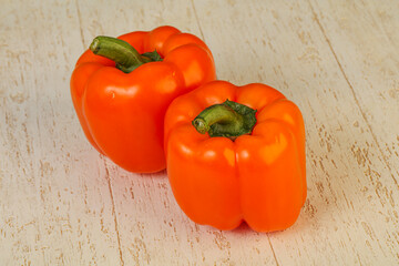 Orange sweet tasty Bell Pepper