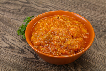 Caucasian cuisine - Mangal salad with vegetables