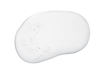 Blue hyaluronic acid or moisturiser b5, collagen serum swatch drop smudge texture