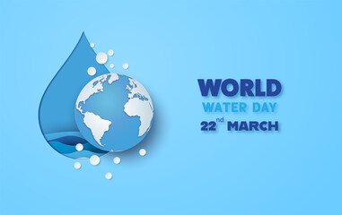concept of eco and wolrd water day