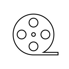 Film icon in line style