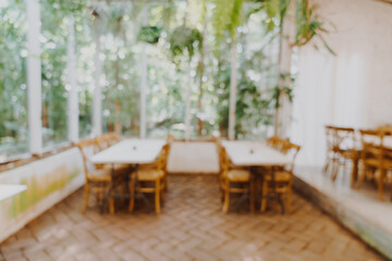 Fototapeta na wymiar abstract blur coffee shop cafe restaurant for background