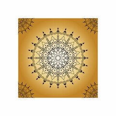 mandala vector template image