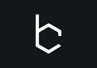 this is a creative letter BC logo design