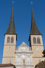Saint Leodegar church in Lucerne in Switzerland