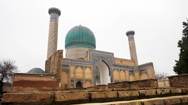 The mosque Bibi-Khanym Mosque Bibi-Xonum machiti Khanom Hanum Chanym Hanim is one of the most important monuments of Samarkand.Uzbekistan