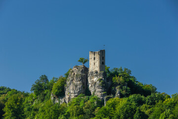 Fototapeta na wymiar Burgruine Neideck in der Fränkischen Schweiz