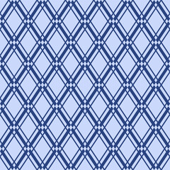 Japanese Diamond Stripe Vector Seamless Pattern