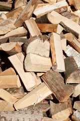 Holzscheite, Brennholz, Holz, Holzstücke, Deutschland, Europa