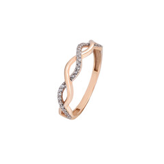 Fashion 2022 golden ring isolated on white background. Jewelry fashion 2022