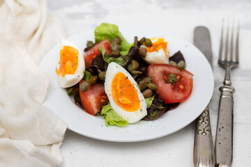 salad with vegetables