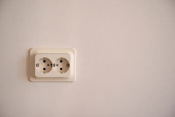 electrical outlet on wall