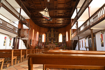 Intérieur de l'église Notre-Dame de l'Assomption à Bidart