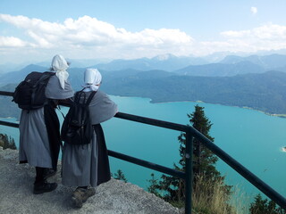 nuns enjoying the view