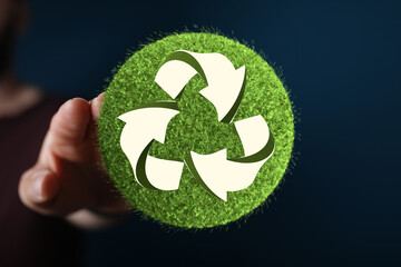 recycling modern grün