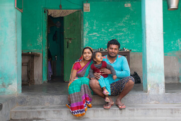 rural indian family , India