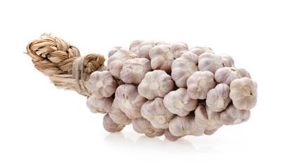 Garlic isolated on white