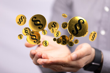 rechtsberatung gesetz Konzept 3d paragraf