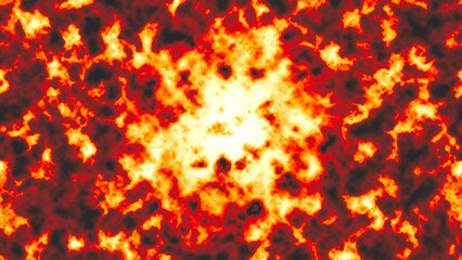 業火の炎と爆発するテクスチャ