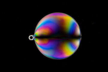 Iridescent colors, polarized light, interference