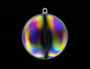 Iridescent colors, polarized light, interference