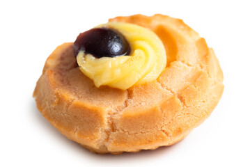 Zeppole di San Giuseppe, dolce tipico di Napoli, cibo Italiano 