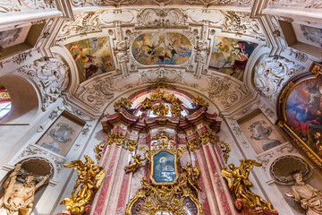 Fototapeta na wymiar Saint ignatius church, Prague, czech republic
