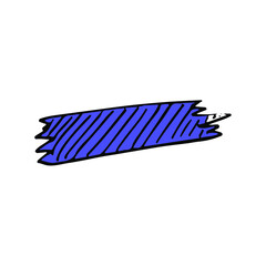 Bookmark sketch icon. Tape sticker hand drawn vector illustration. Sheet paper symbol.