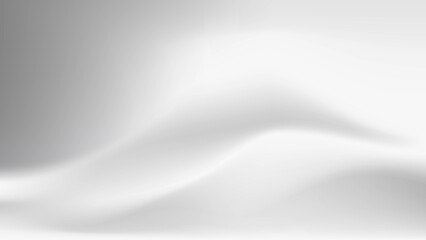 白い布のドレープ、波のような生地のしわ、背景画像