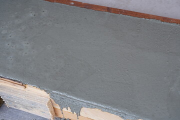 Concrete in Timber formwork. Building a solid foundation.